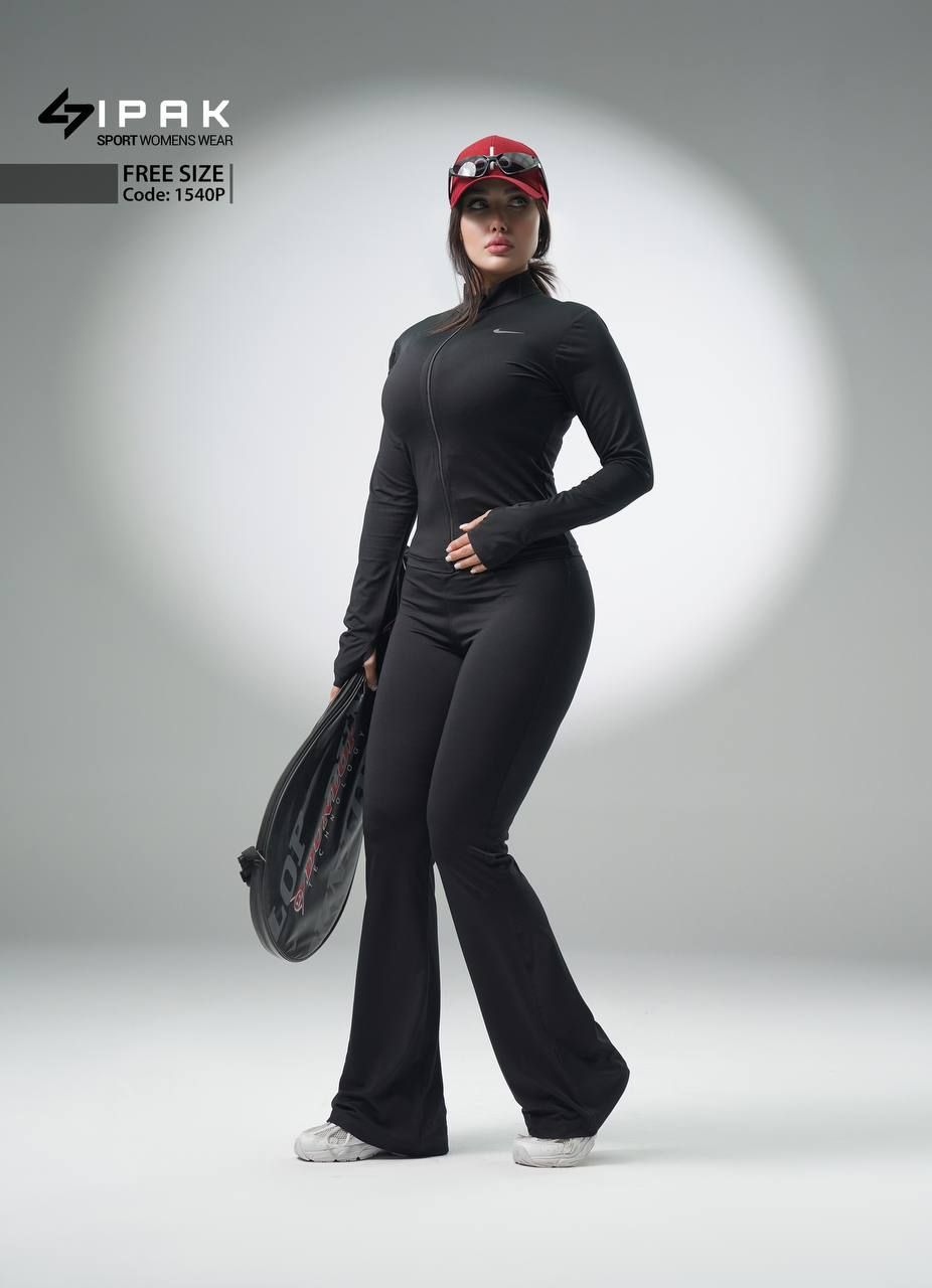 ست ورزشی زنانه با لگ بوتکات  کد 051540