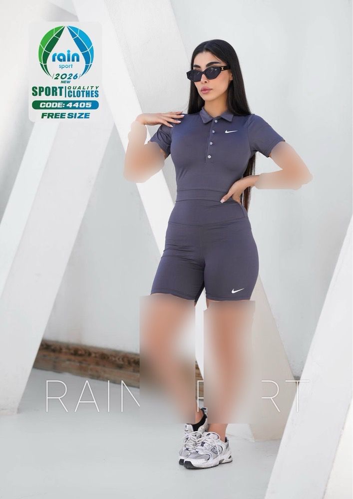 ست زنانه تیشرت شلوارک نایکی کد 054405